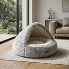 CozyNest™ – The Fluffy Round Cat Bed