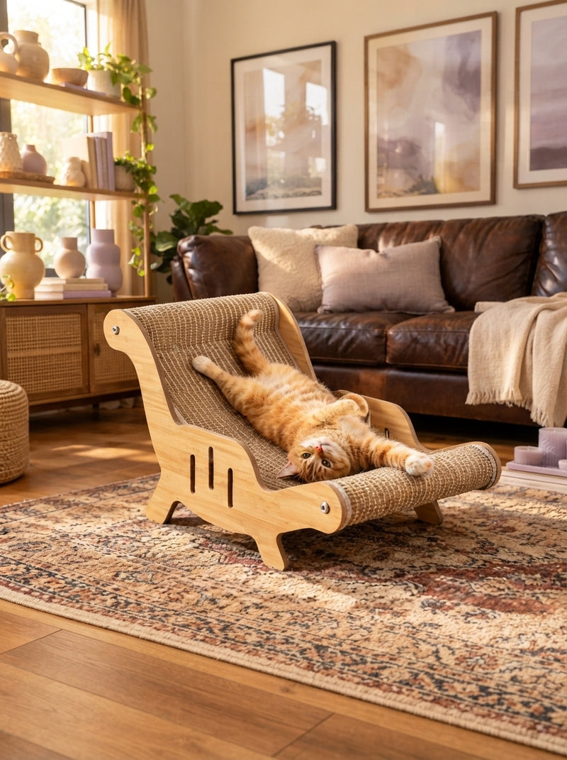 Cat Scratcher Hammock - Save Your Furniture In Style - pastel-testimonials