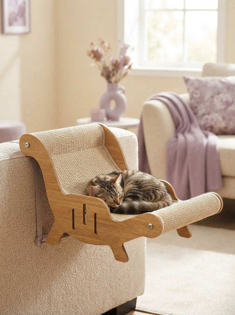 Cat Scratcher Hammock - Save Your Furniture In Style - pastel-testimonials